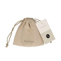Selencia Telefoonkoorden set met Parels en Elastiekjes - Mocha Brown