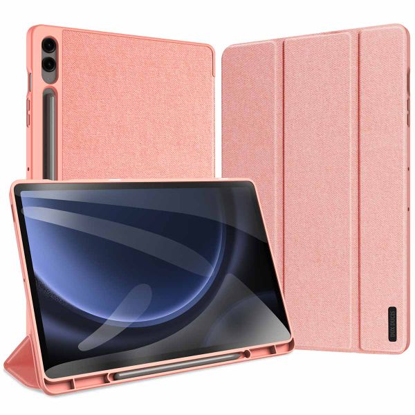 Dux Ducis Domo Bookcase Samsung Galaxy Tab S9 FE Plus - Roze