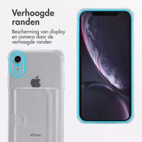 imoshion Softcase Backcover met pasjeshouder Apple iPhone Xr - Transparant