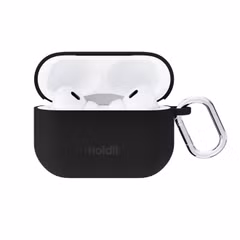 Holdit Solid Silicone Case Apple AirPods Pro / Pro 2 - Zwart