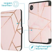 imoshion Design Slim Hard Case Sleepcover Kobo Clara 2E / Tolino Shine 4 - Pink Graphic