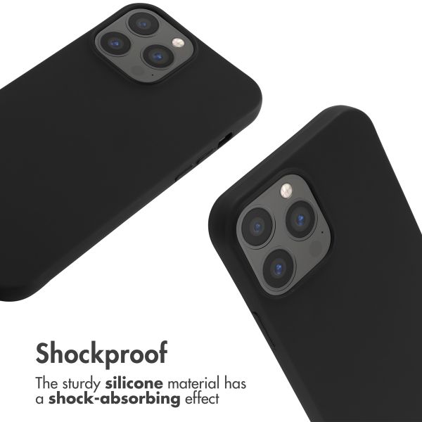 imoshion Silicone Case with Strap Apple iPhone 13 Pro Max - Black