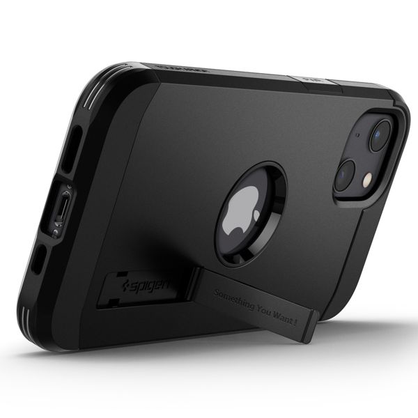 Spigen Tough Armor Backcover Apple iPhone 13 - Zwart