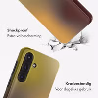 Selencia Vivid Backcover met MagSafe Samsung Galaxy S25 - Gradient Olive Dust