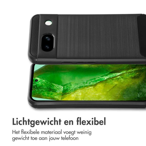 imoshion Brushed Backcover Google Pixel 8a - Zwart