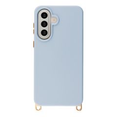 Selencia Rivièra MagSafe Backcover met afneembare haakjes Samsung Galaxy A57 (5G) - Powder Blue