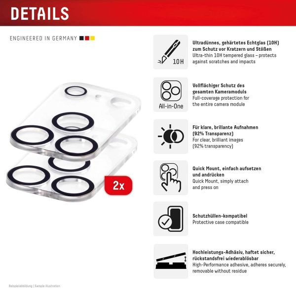 Displex CamGlass All-In-One Camera Protector Apple iPhone 17 Pro Max