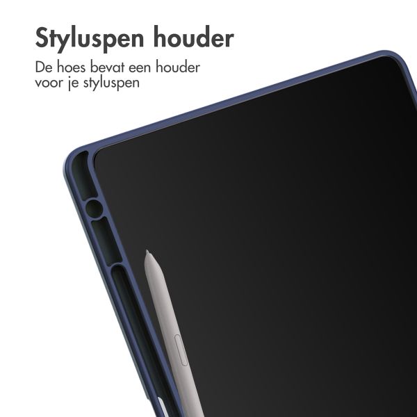 imoshion Trifold Hardcase Bookcase Samsung Galaxy Tab S10 Lite / S9 11.0 inch / Tab S10 FE / S9 FE 10.9 inch - Donkerblauw