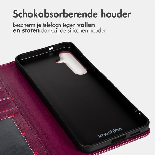 imoshion Design Bookcase Samsung Galaxy S24 - Crush Check Coral Dust