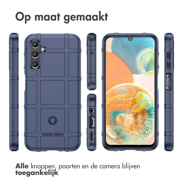 imoshion Rugged Shield Backcover Samsung Galaxy A14 (5G/4G) - Donkerblauw