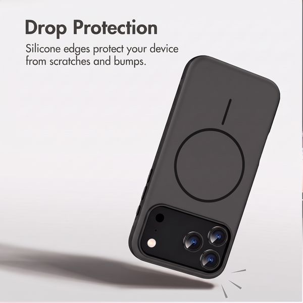 imoshion Color Backcover with Thin MagSafe Ring Apple iPhone 18 Pro / 17 Pro - Black