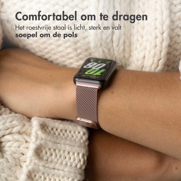 imoshion Milanees magnetisch bandje Samsung Galaxy Fit 3 - Roze