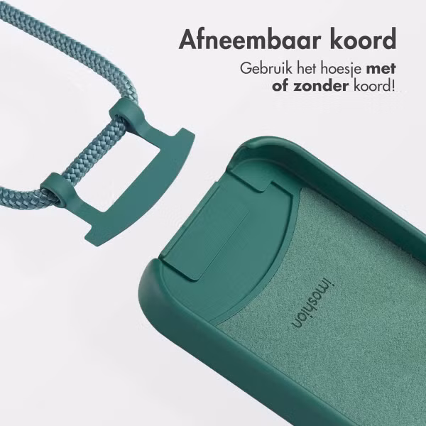 imoshion Color Backcover met afneembaar koord MagSafe Apple iPhone 14 - Donkergroen