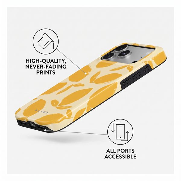 Burga Tough Back Cover with MagSafe Apple iPhone 18 Pro - Lemon Tart