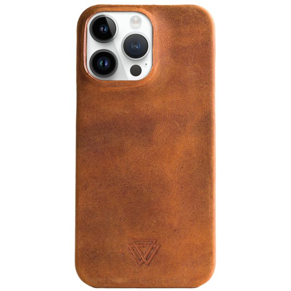 Wachikopa Full Wrap Backcover iPhone 14 Pro - Camel