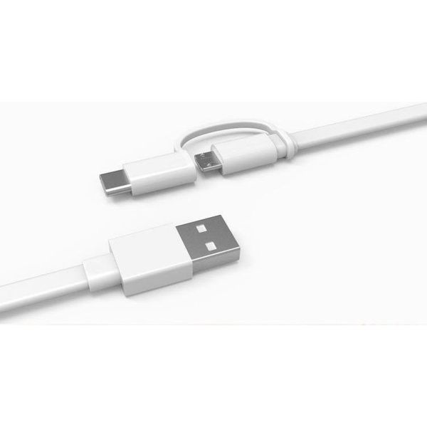 Huawei Originele USB naar Micro-USB & USB-C kabel - 1,5 meter - Wit