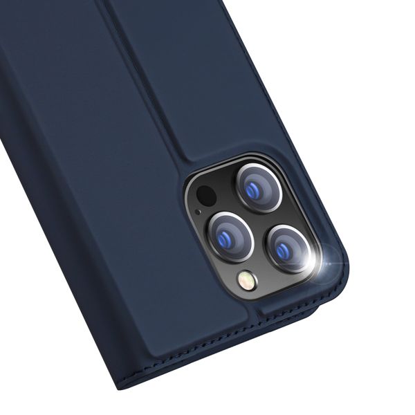 Dux Ducis Slim Softcase Bookcase iPhone 15 Pro - Donkerblauw