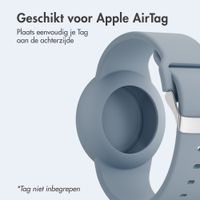 imoshion AirTag Kinderarmband - Houder voor Apple AirTag - One Size - Grayish Blue