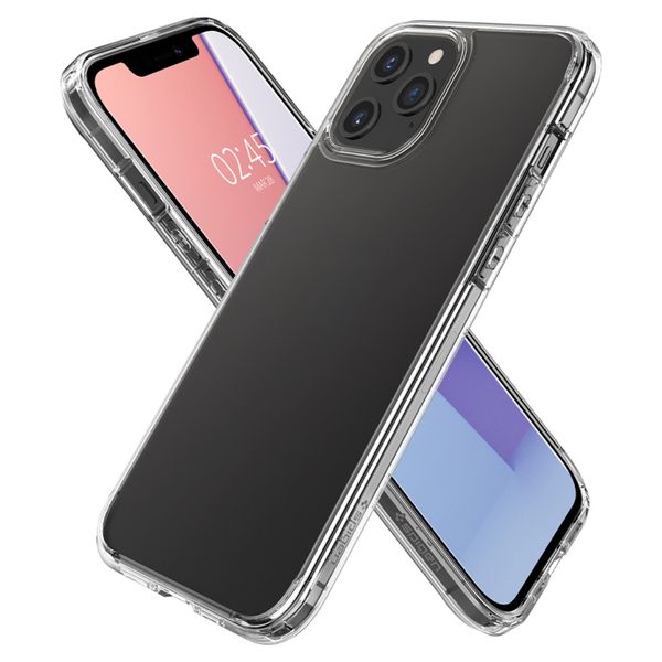 Spigen Ultra Hybrid Backcover Apple iPhone 12 (Pro) - Transparant