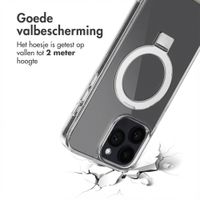 Accezz Ring Stand Backcover met MagSafe Apple iPhone 14 Pro Max - Transparant