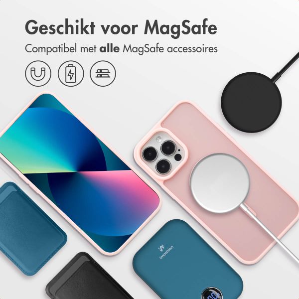 imoshion Color Guard Backcover met MagSafe iPhone 13 Pro Max - Lichtroze