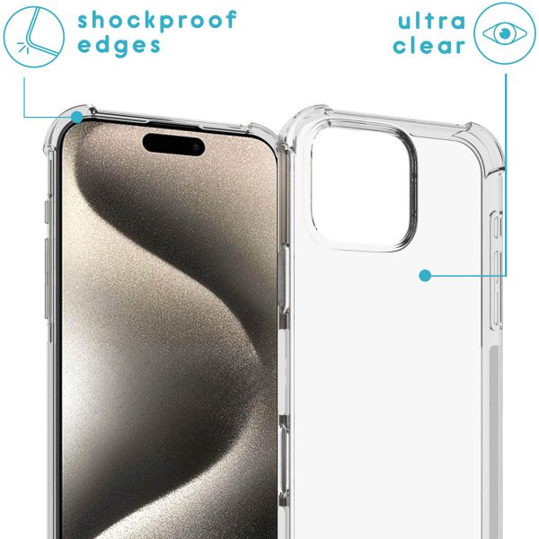 imoshion Backcover met koord Apple iPhone 16 Pro Max - Zwart / Goud