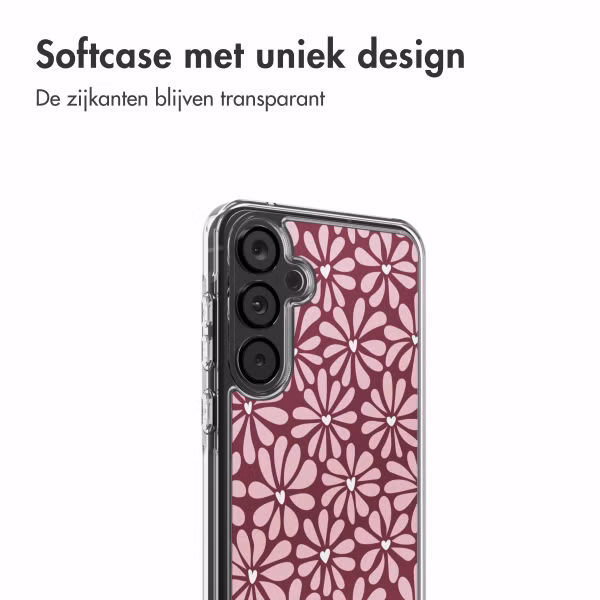 imoshion Design hoesje Samsung Galaxy A55 - Bloom Love Blush