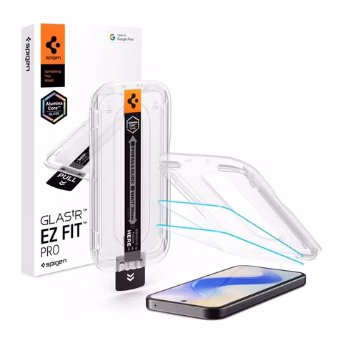 Spigen GLAStR EZ Fit Screenprotector 2 Pack + Applicator Google Pixel 10a