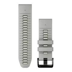 Garmin QuickFit® Siliconen bandje  - Garmin 26 mm aansluiting - Fog Gray / Moss