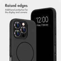 imoshion Colour Back Cover with Thin MagSafe Ring Apple iPhone 16 Pro - Black