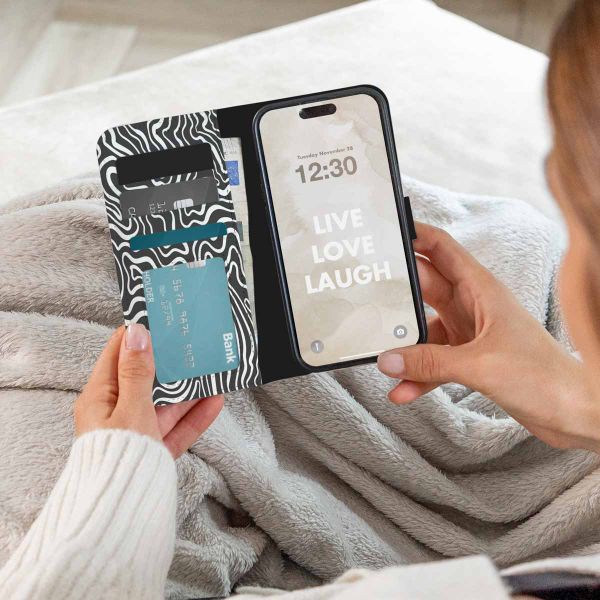 imoshion Design Bookcase Samsung Galaxy S10e - Black And White