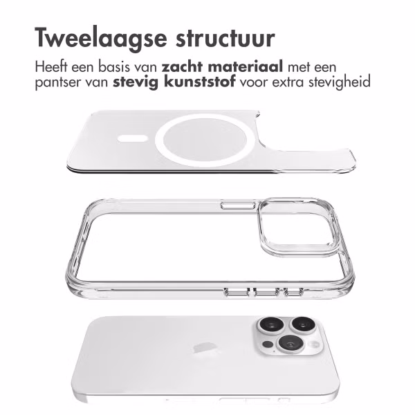 imoshion Rugged Air MagSafe Case Apple iPhone 15 Pro Max - Transparant