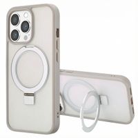 Accezz Ring Stand Backcover met MagSafe Apple iPhone 13 Pro Max - Grijs