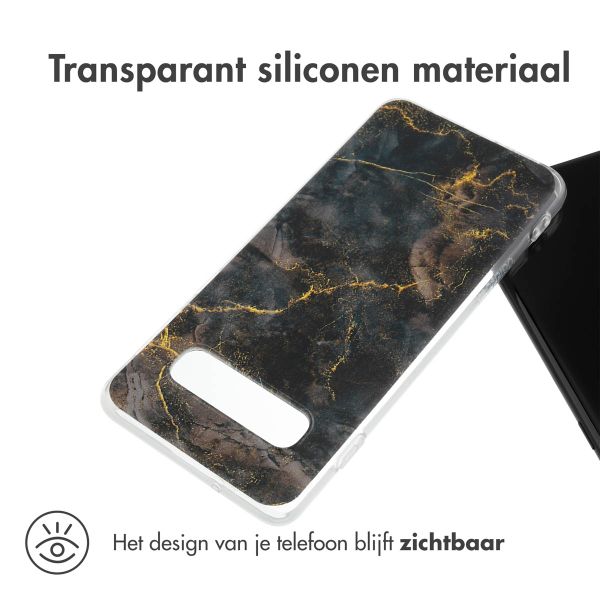 imoshion Design hoesje Samsung Galaxy S10 - Black Marble