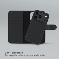 Accezz Edge Uitneembare Bookcase met MagSafe Apple iPhone 18 Pro / 17 Pro - Zwart