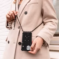 imoshion Design hoesje met koord Apple iPhone 14 Plus - Stars Gold