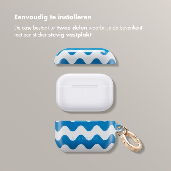 Selencia Vivid Case Apple AirPods Pro - Wave Vibes Classic Blue