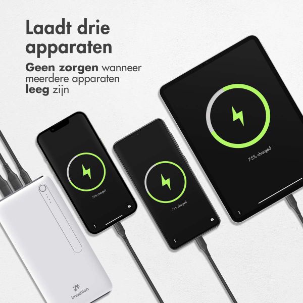 imoshion Powerbank - 27.000 mAh - Quick Charge en Power Delivery - Wit