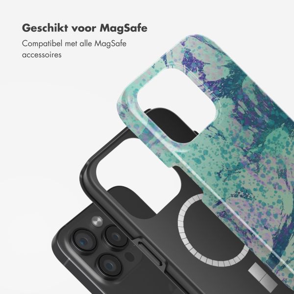 Selencia Vivid Tough Backcover met MagSafe iPhone 15 Pro - Fresh Paint Green