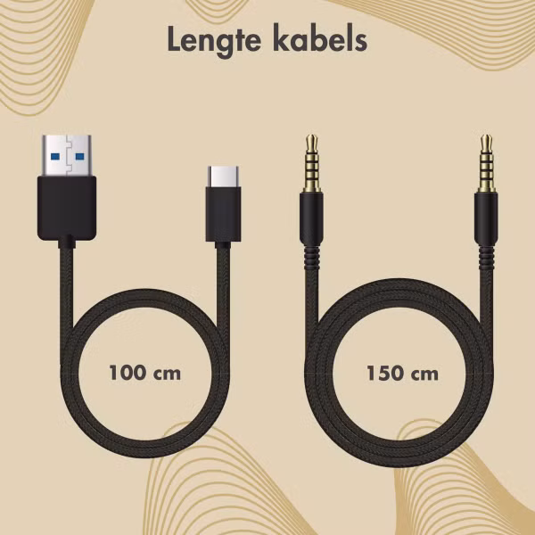 imoshion - Special Edition - Draadloze Kinderkoptelefoon LED Light Cat Ear - Met AUX kabel - Leopard