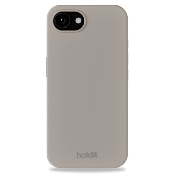 Holdit Silicone Case iPhone 16e - Taupe