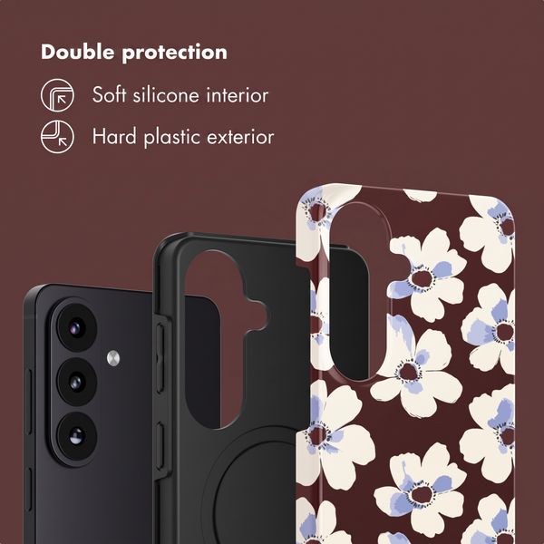 Selencia Vivid Case with MagSafe Samsung Galaxy S26 FE - Choco Flower Pop