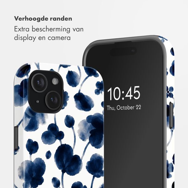 Selencia Vivid Backcover Apple iPhone 15 - Midnight Blossom