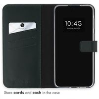Selencia Genuine Leather Book Case Samsung Galaxy A37 (5G) - Green