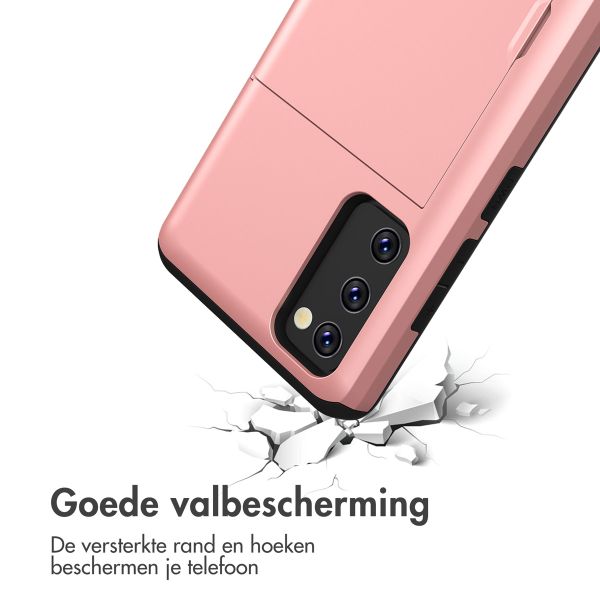 imoshion Backcover met pasjeshouder Samsung Galaxy S20 FE - Rosé Goud