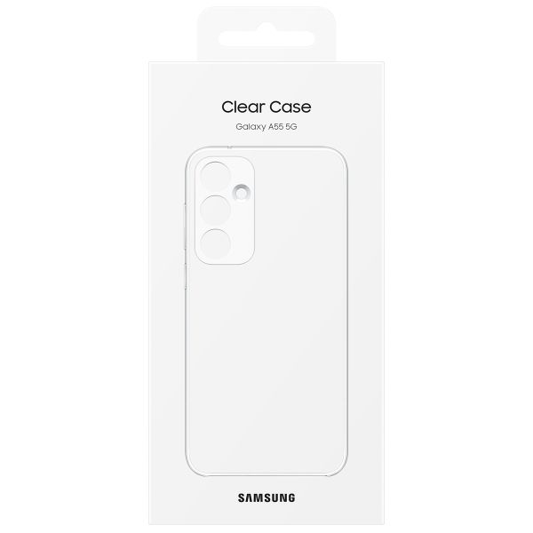 Samsung Originele Clear Hardcase Backcover Samsung Galaxy A55 - Transparant