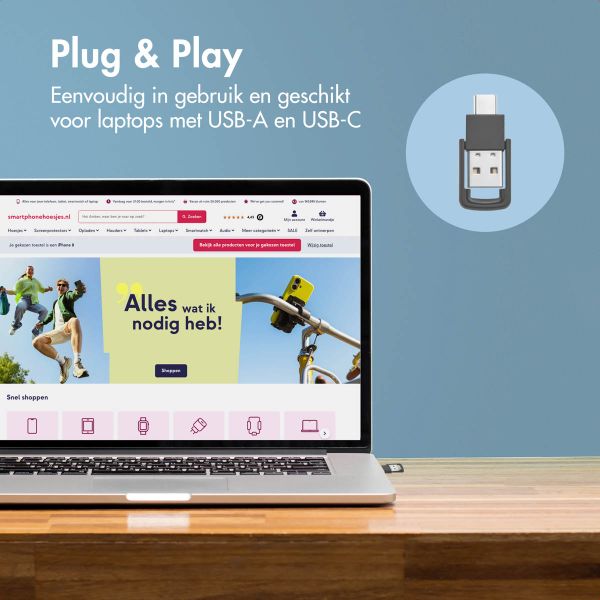 Accezz Presentatie Klikker - Presenter met Laserpointer - Zwart