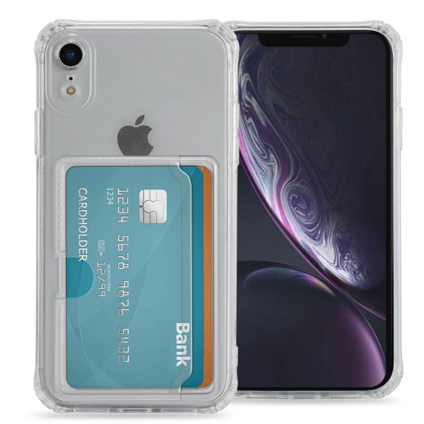 imoshion Softcase Backcover met pasjeshouder iPhone Xr - Transparant