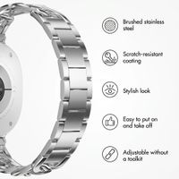 Selencia Chain band Samsung Galaxy Watch 9 (40/44mm) / Watch 8 (40/44mm) / Classic (46mm) - Silver