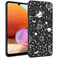 imoshion Design hoesje Samsung Galaxy A32 (5G) - Heelal - Wit